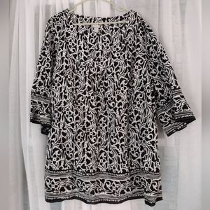 Venezia Cotton Tunic Plus Size 26/28 Top